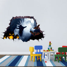 Load image into Gallery viewer, 3D Broken Wall Stickers Halloween Decorations