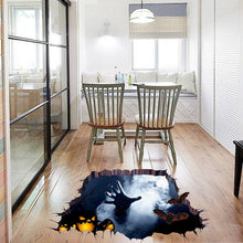 Load image into Gallery viewer, 3D Broken Wall Stickers Halloween Decorations