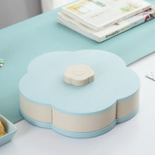 Load image into Gallery viewer, Petal-Shape Rotating Snack Box Candy Tray